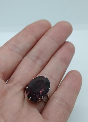 Кольцо серебро 875проба 4