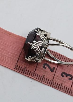 Кольцо серебро 875проба 5