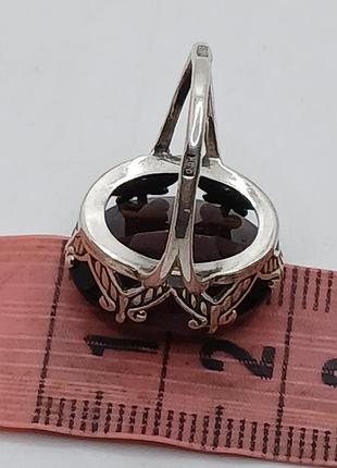 Кольцо серебро 875проба 3