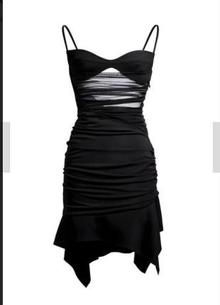 Брендове плаття міні сукня mugler h&m