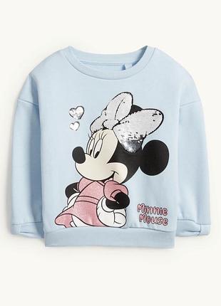 Світшот minnie mouse з паєтками 💙✨