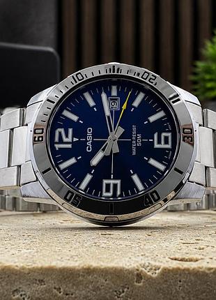 Мужские часы casio mtp-vd01d-2b 4