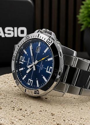 Мужские часы casio mtp-vd01d-2b 5