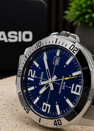 Мужские часы casio mtp-vd01d-2b 7