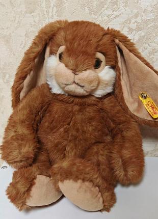 Коллекционное мягкое малышки – кролик bommel от немецкого бренда steiff