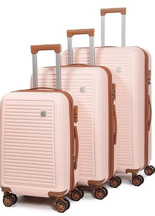 Podium дорожня валіза 31 abs-пластик fashion a12 pink