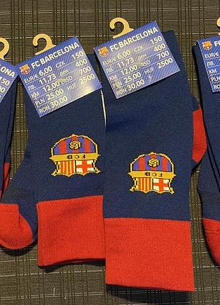 Дитячі шкарпетки fc barcelona ⚽️🔵🔴  оригінальні дитячі гольфи для хлопчика  fc barcelona від pepco.
