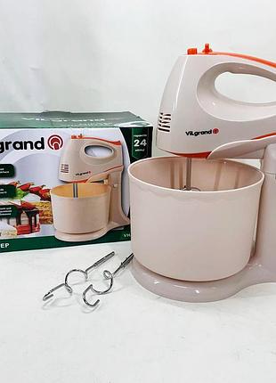 Миксер vilgrand vhm3017b beige 3