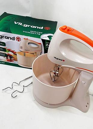 Миксер vilgrand vhm3017b beige 4