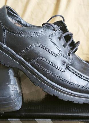 Мужские кожаные туфли clarks размер 41. it