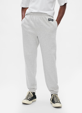 Оригинальн! сша! мужские спортивные штаны gap logo joggers grey 659229031 джоггеры деми