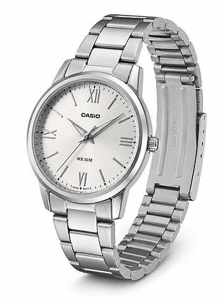 Жіночий годинник casio ltp-1303dd-7a з мінеральним склом та сталевим браслетом