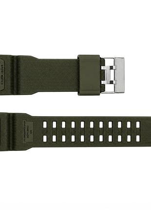 Ремешок для часов skmei 2396 army green силиконовый темно-зеленый милитари