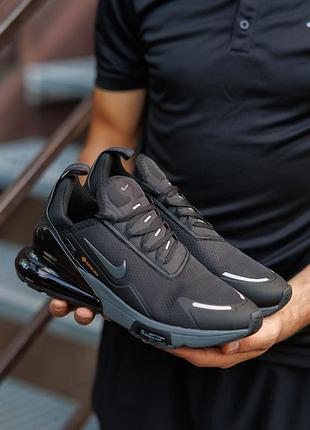 Р.40-45 кросівки nike air max 270 gore-tex black grey nk394