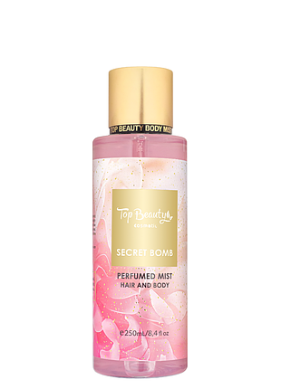 Спрей-мист для тела парфюмированный top beauty secret bomb 250 мл daily skin care