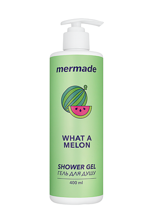 Гель для душа mermade what a melon с ароматом арбуза, 400 мл