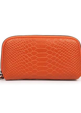 Podium косметичка кожа 60095-16 orange