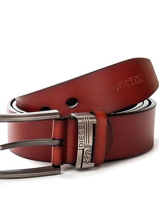 Podium ремень мужской кожа ds-008 light-brown