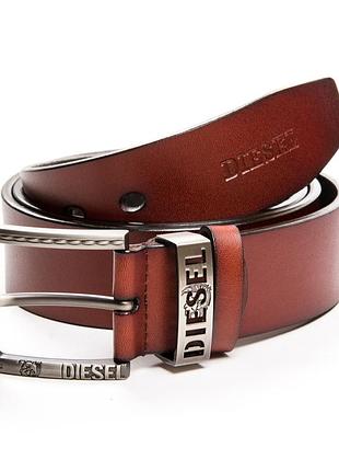 Podium ремень мужской кожа ds-30075 light-brown