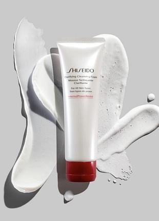 Shiseido clarifying cleansing foam internalpowerresist очищуюча пінка