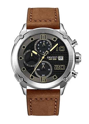 Часы наручные awarder 016 silver-black-brown