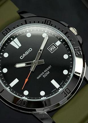 Чоловічий годинник casio mtp-vd01-3e 5