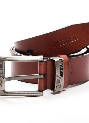 Podium ремень мужской кожа ds-30092-7 light-brown