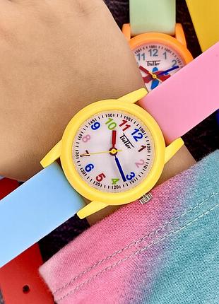 Дитячий годинник better 002 yellow-white 2