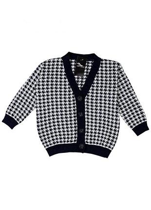 Кардиган лапки синий art knit