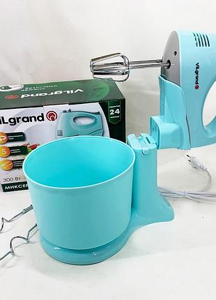 Міксер vilgrand vhm3017b blue 2
