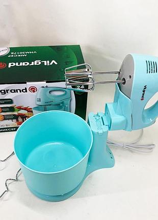 Міксер vilgrand vhm3017b blue 8