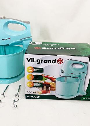 Міксер vilgrand vhm3017b blue 9