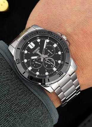 Мужские часы casio mtp-vd300d-1e 5