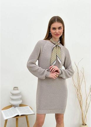 Сукня в'язана cotton лляна art knit