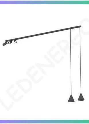 Люстра nowodvorski fourty черная 10вт 5 цоколей gu10 для освещения интерьера sku_nd-11448