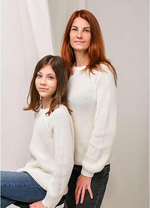 Джемпер для девочки mari молочный art knit