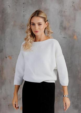 Джемпер селеста белый art knit 10