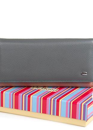 Podium кошелек rainbow женский кожа dr. bond wrs-501-2 gray