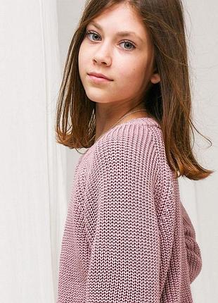 Джемпер для дівчинки mari трояндовий art knit