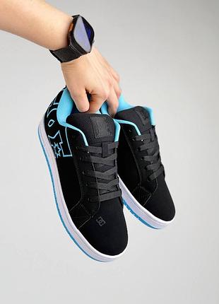 Dc shoes court graffik black sky white 4