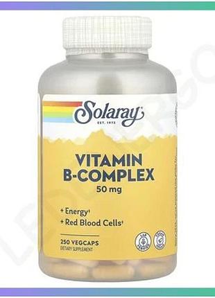 Комплекс витаминов группы b solaray vitamin b-complex 50 250 капсул для энергии и нервной системы sku_dsn_2023-10-7414