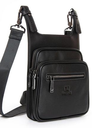 Podium сумка чоловіча планшет шкіра bretton 5548-3 black
