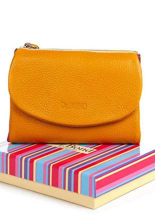 Podium кошелек rainbow женский кожа dr. bond wrs-239-1 yellow