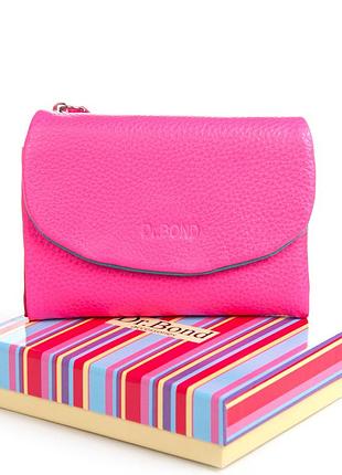 Podium кошелек rainbow женский кожа dr. bond wrs-239-1 plum-red