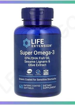 Рыбий жир super omega-3 epa dha с оливковыми полифенолами 60 капсул для здоровья сердца и мозга sku_dsn_2022-10-1941