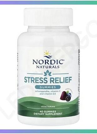 Жевательные мармеладки для снятия стресса stress relief 40 штук с ашвагандой и витаминами c d3 sku_dsn_2024-11-0435