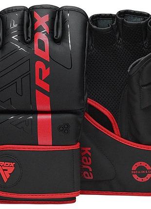 Рукавиці для мма rdx f6 kara matte red m