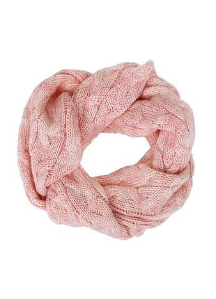 Снуд дитячий коса персиковий art knit