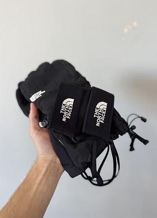 Рукавиці the north face чорні, утеплені