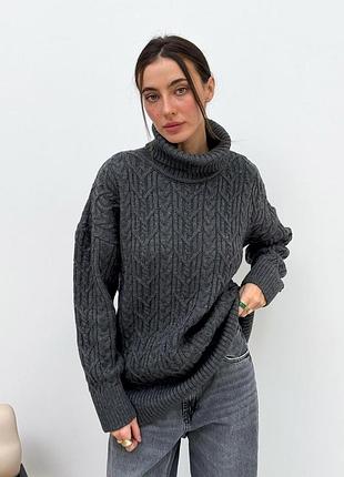 Свитер оливия графит art knit 2